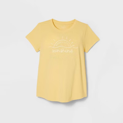 Short Sleeve Scoop Neck You Are My Sunshine Mommy & Me Graphic T-Shirt – Isabel by Ingrid & Isabel™  | Target