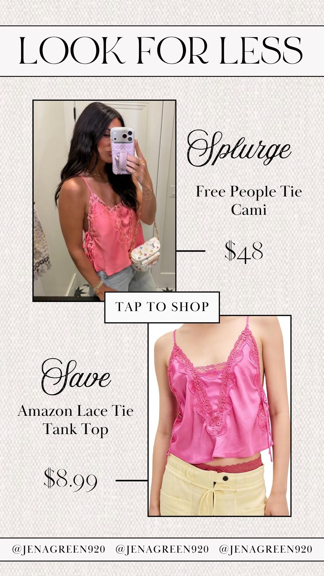 Look For Less | Free People Tank Top | Amazon Tank Top | Summer Style

#LTKSeasonal #LTKootd