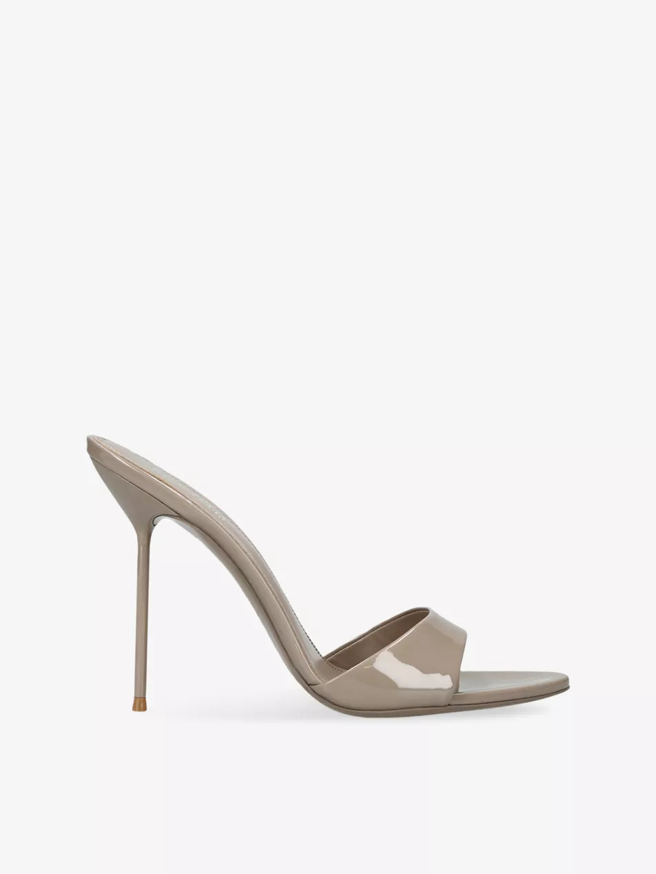 Lidia 105 Leather Heeled Mules | Selfridges