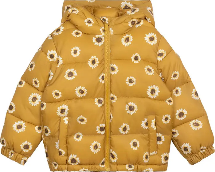 Kids' Floral Quilted Packable Jacket | Nordstrom