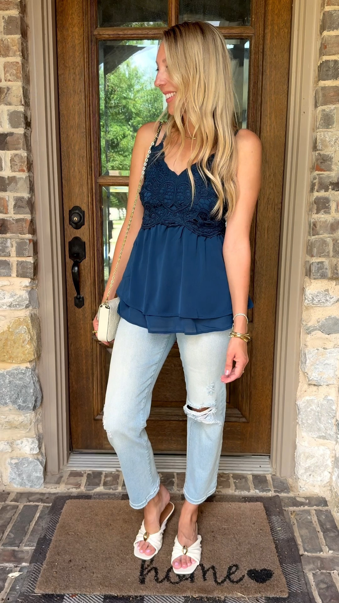 This top is the perfect throw-on-and-go piece for looking put together in minutes.

#LTKootd #LTKOver40 #LTKdayinmylife