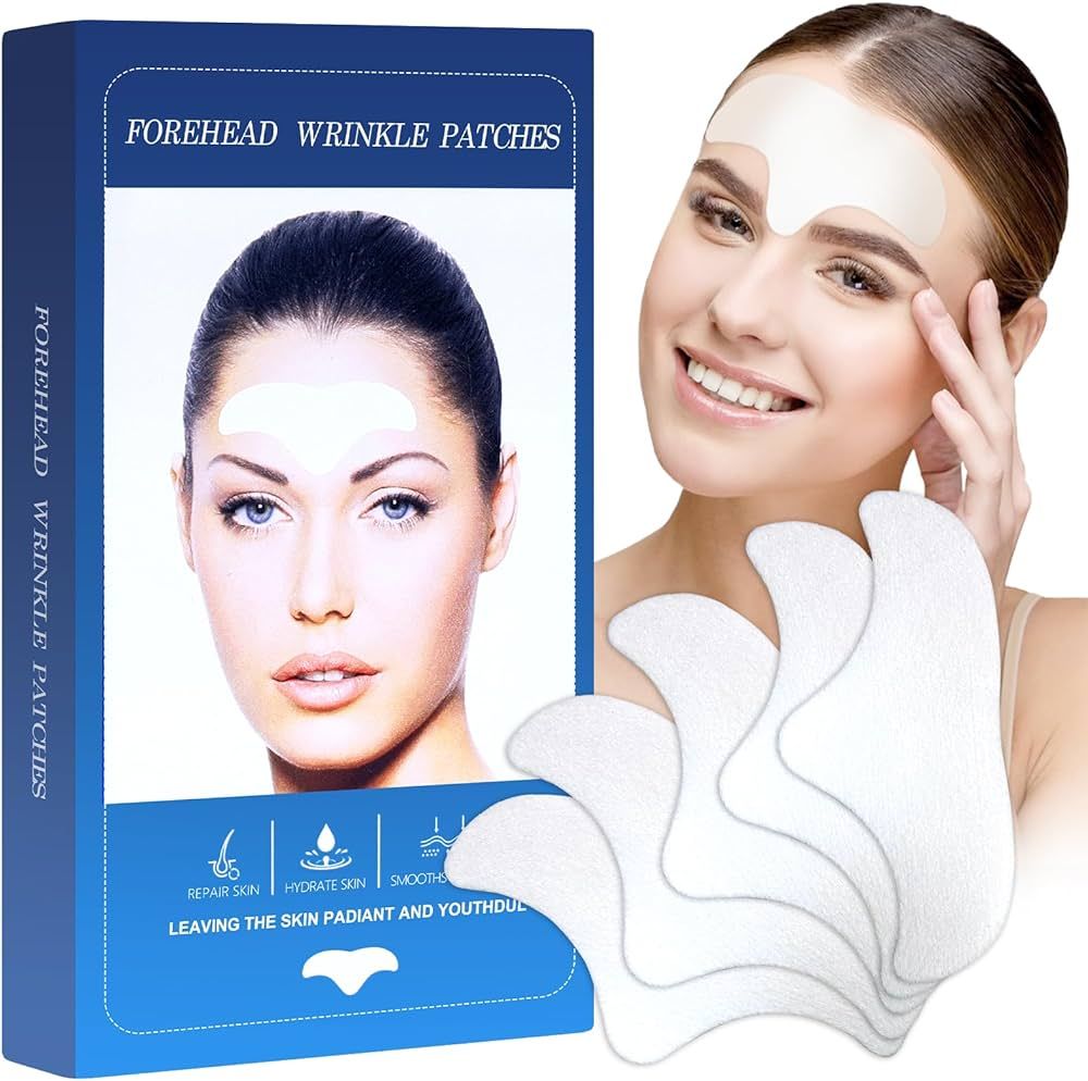 Forehead Wrinkle Patches 12pcs - Anti Wrinkle Patches with Hydrolyzed Collagen And Vitamin E, Fac... | Amazon (US)