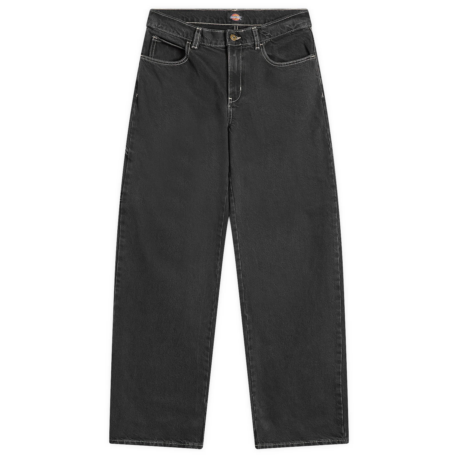 Dickies Women's Herndon Denim Jeans in Black Wash, Size 29"" | END. Clothing