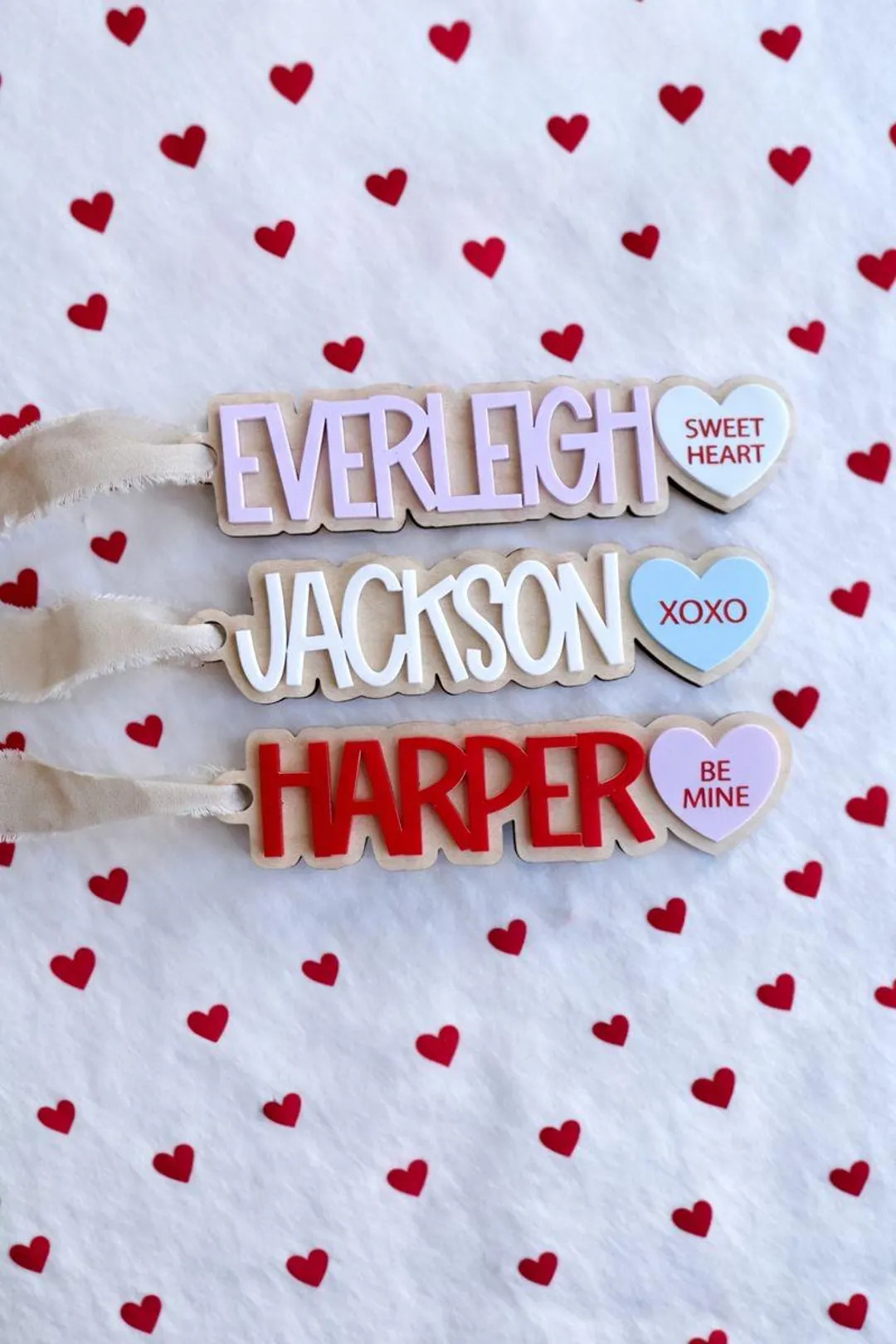Valentines Day Name Tag, Valentines Day Basket Tag, Personalized Valentines Tag, Valentines Day K... | Etsy (US)