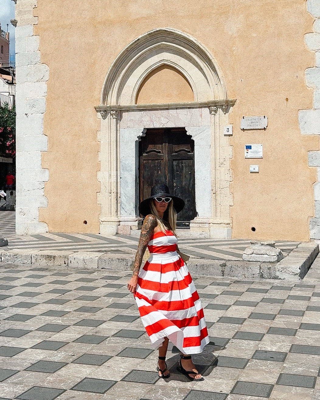 Stepping out like a postcard. Stripes, sun, and Sicilian stone.

#LTKSeasonal #LTKFindsUnder100 #LTKPetite