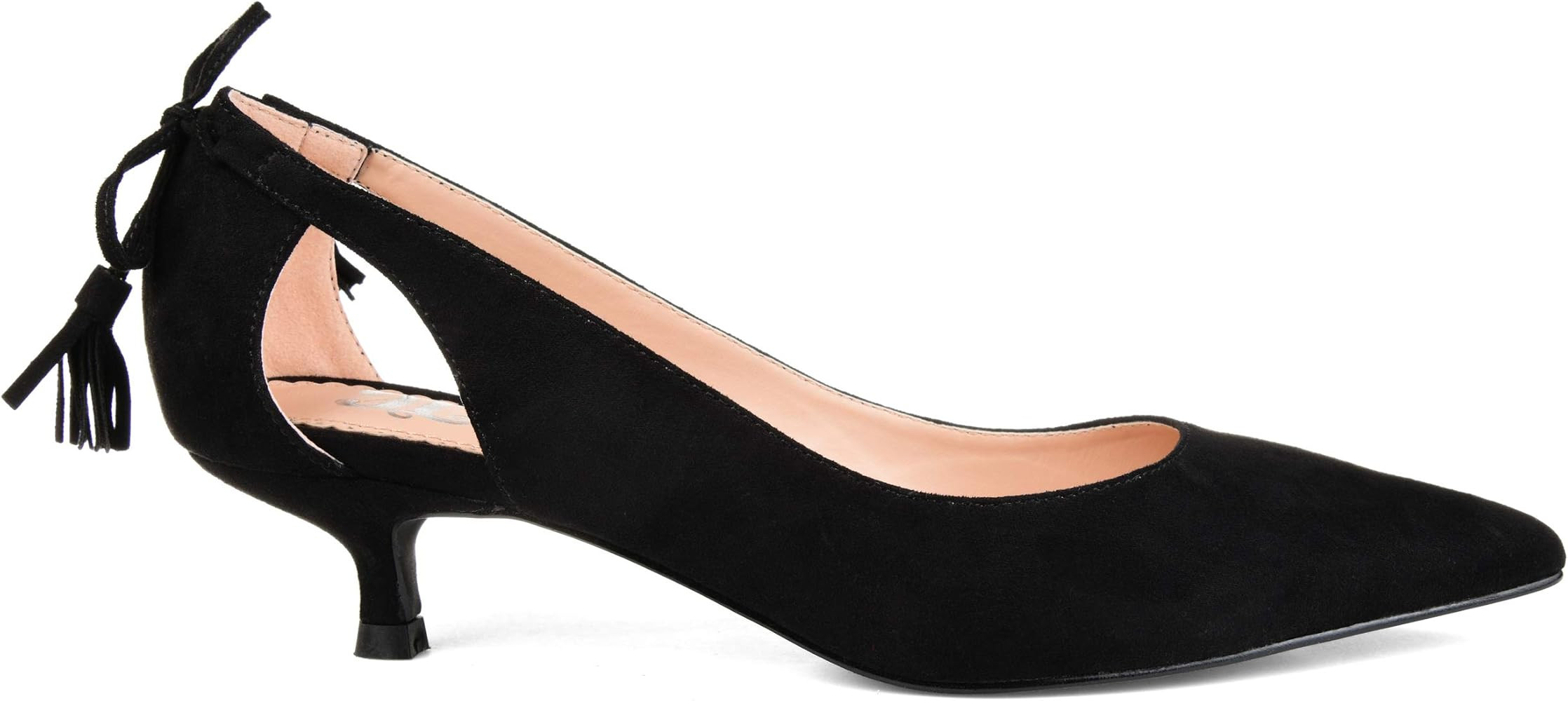 Brinley Co. Womens Pointed Toe Cut-Out Pump | Amazon (US)