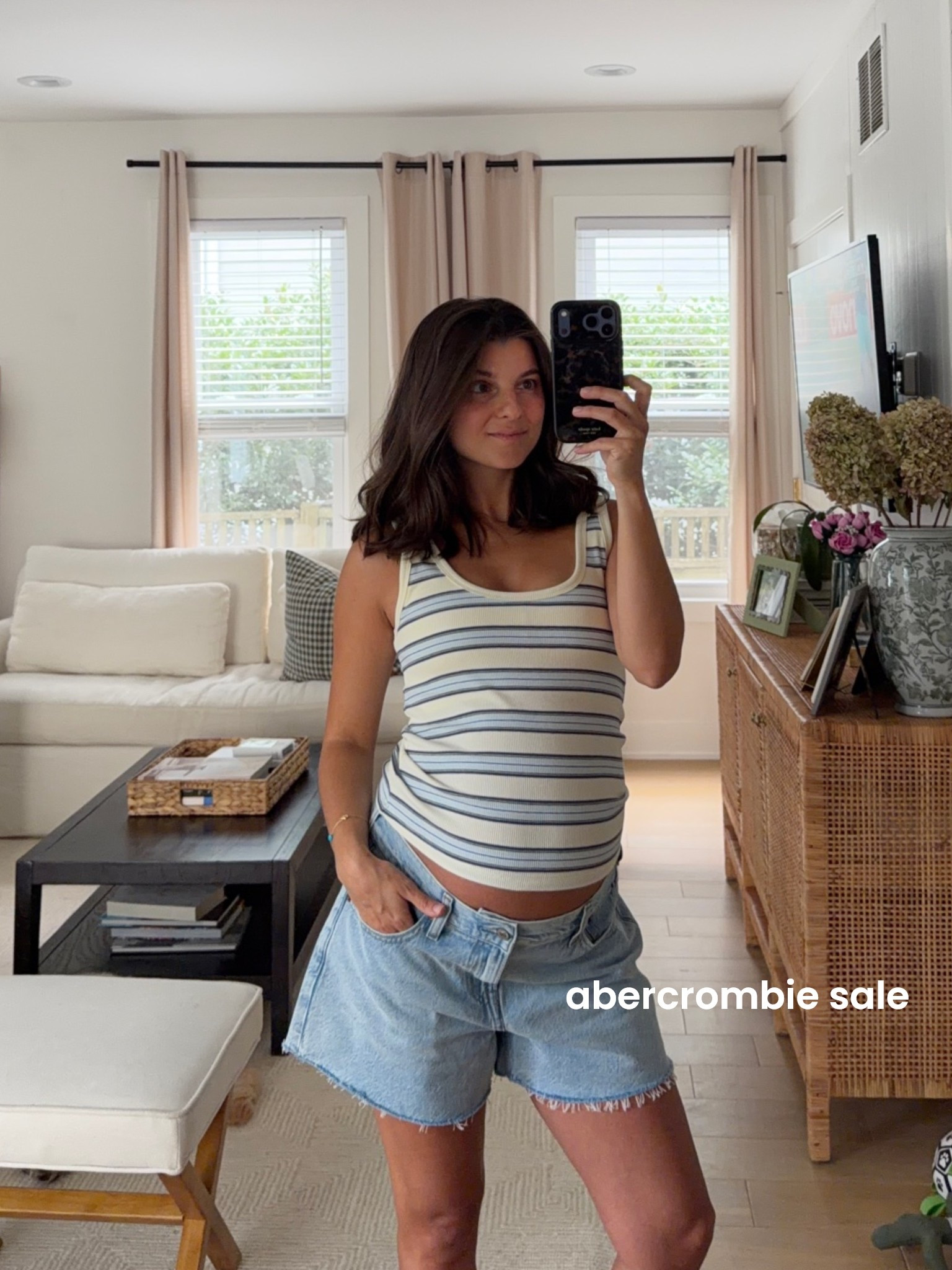 Abercrombie sale!! wearing 29 in shorts and medium in top! currently 29 weeks pregnant

#LTKBump #LTKPetite #LTKSaleAlert