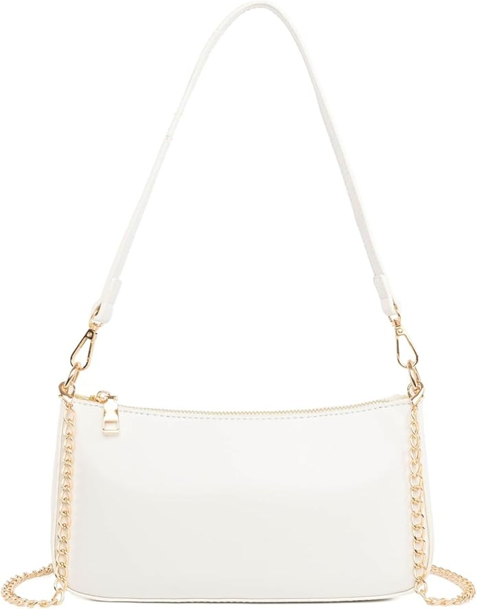 Small Shoulder Bag for Women Trendy Purse Retro Vegan Leather Hobo Purses Clutch Tote HandBags wi... | Amazon (US)