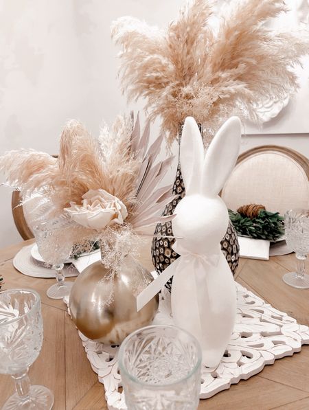 Easter Tablescape. Dining room table decor. #easter #decor #tabledecor #walmart @walmart @worldmarket

#LTKfamily #LTKhome #LTKSeasonal