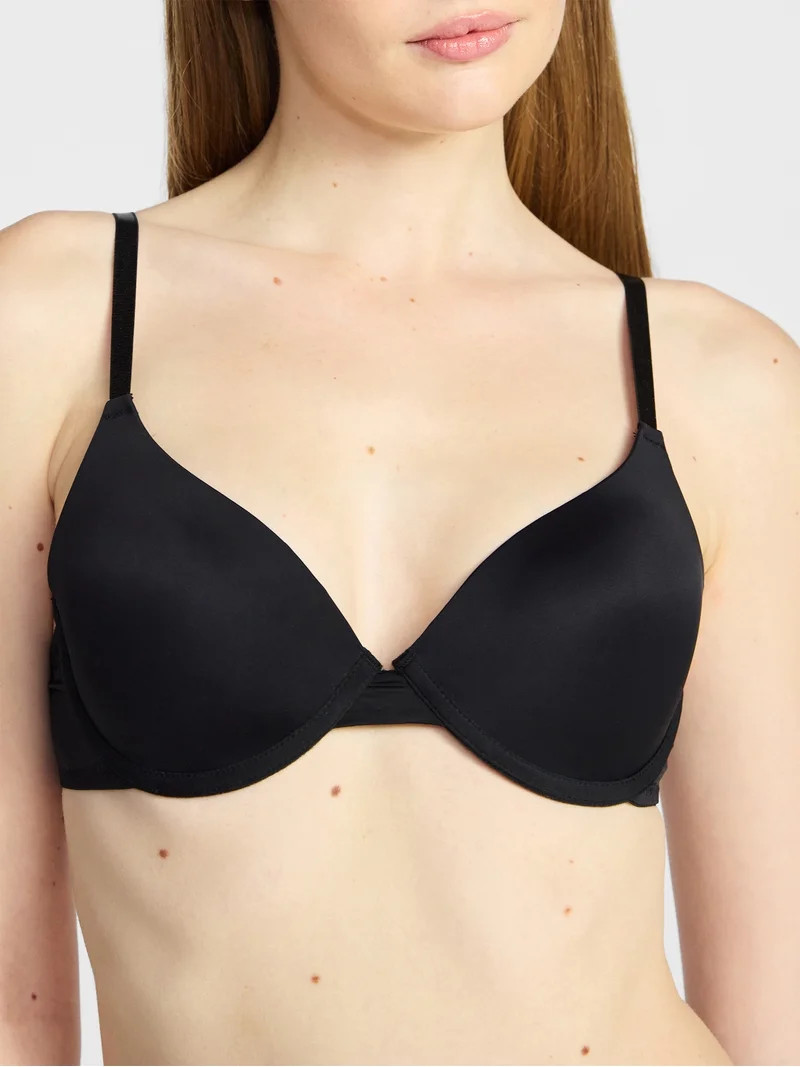 No Boundaries Lightly Lined Underwire T-Shirt Bra, Women's 34A to 40DDD | Walmart (US)
