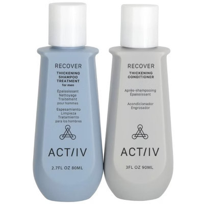 ACTiiV Hair Science Recover Shampoo & Conditioning System for Men (2.7 oz Duo Starter Kit) - Treatment for Hair Loss & Thinning Hair. Travel Size | Target