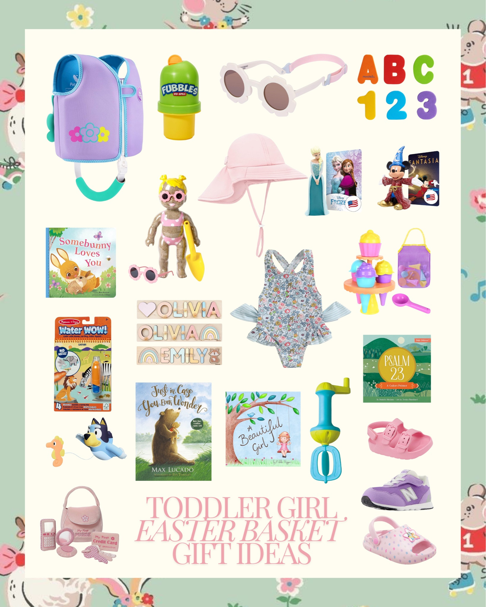 Toddler girl Easter basket gift ideas 💕

#LTKBaby #LTKKids #LTKSeasonal