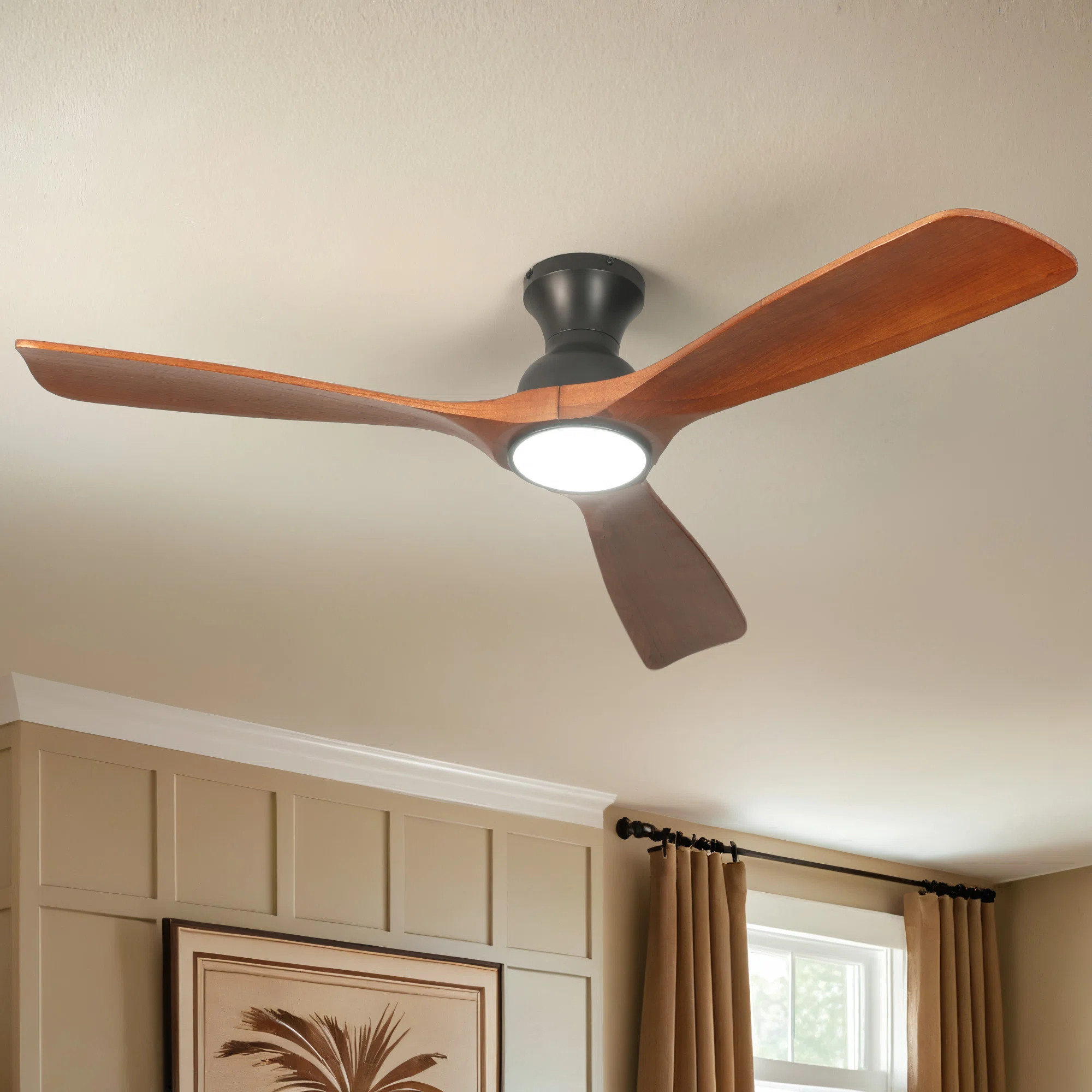 Wrought Studio™ Karlena 52'' Ceiling Fan with Light Kit and Remote Control & Reviews | Wayfair | Wayfair North America