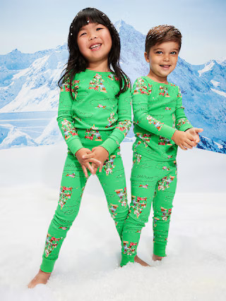 Printed Snug-Fit Pajama Set for Toddler & Baby | Old Navy (US)