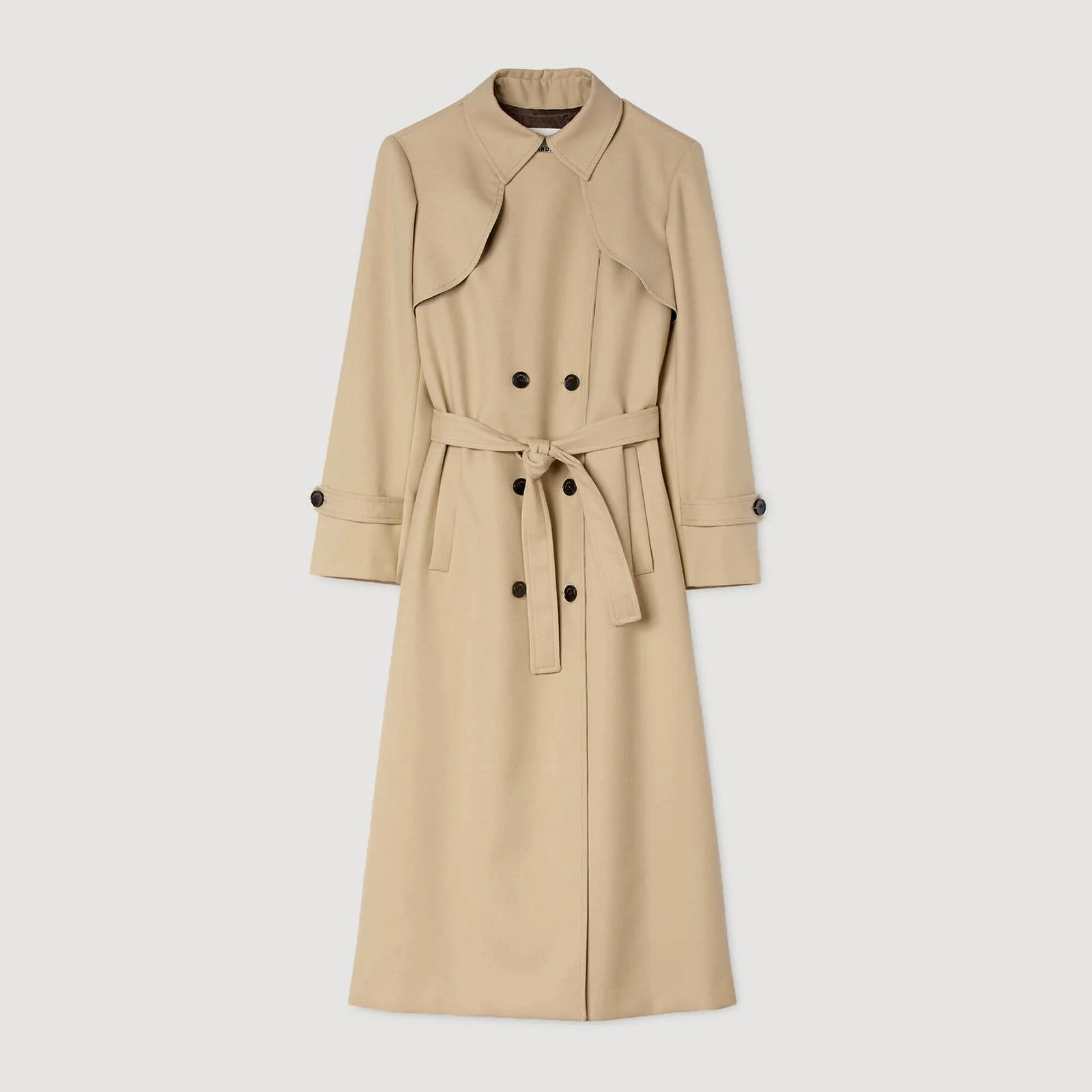 Belted double-breasted trench | Sandro US | Sandro-Paris US
