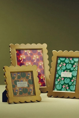 Brass Wiggle Picture Frame | Anthropologie (US)