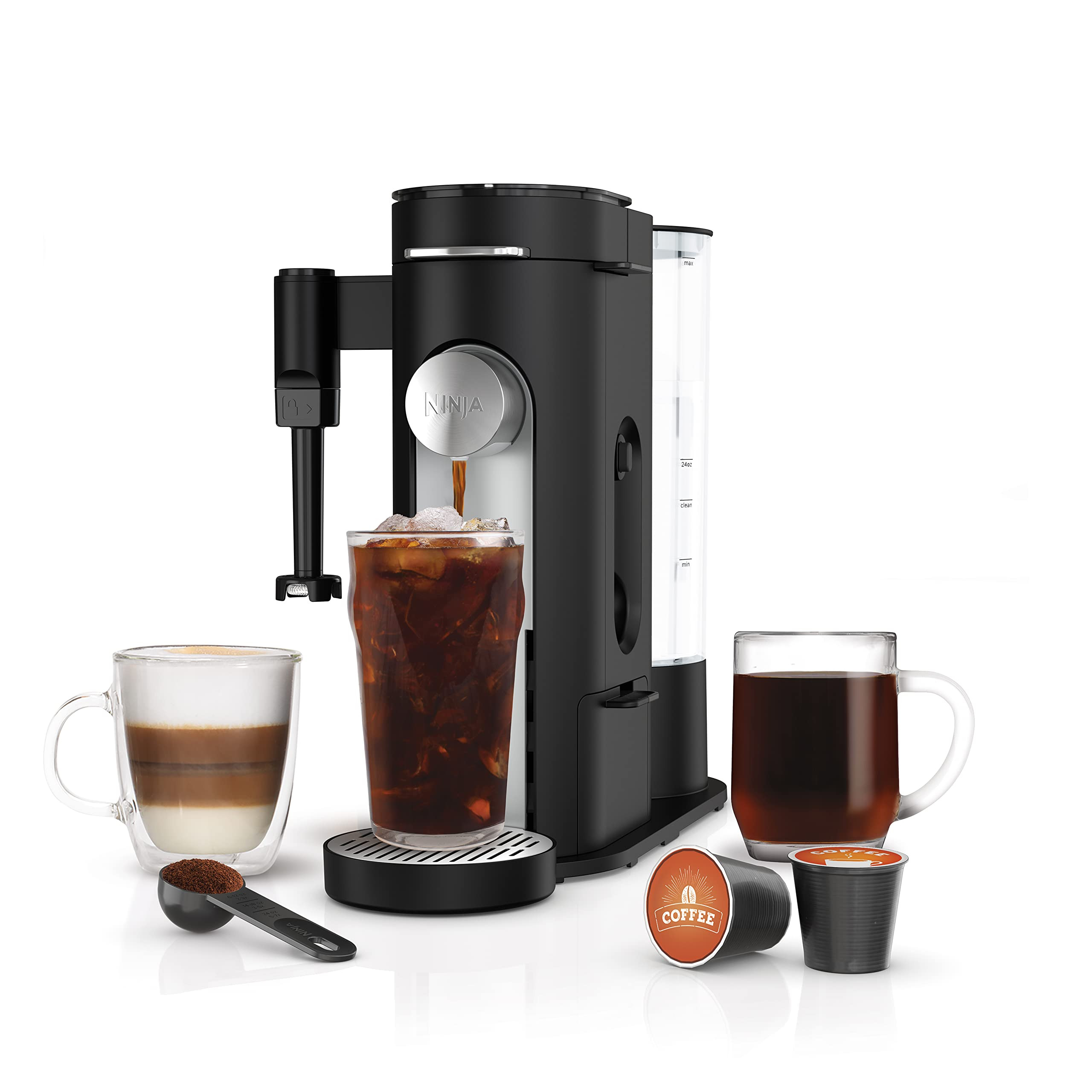 Ninja PB051 Pod & Grounds Specialty Single-Serve Coffee Maker, K-Cup Pod Compatible, Brews Ground... | Amazon (US)