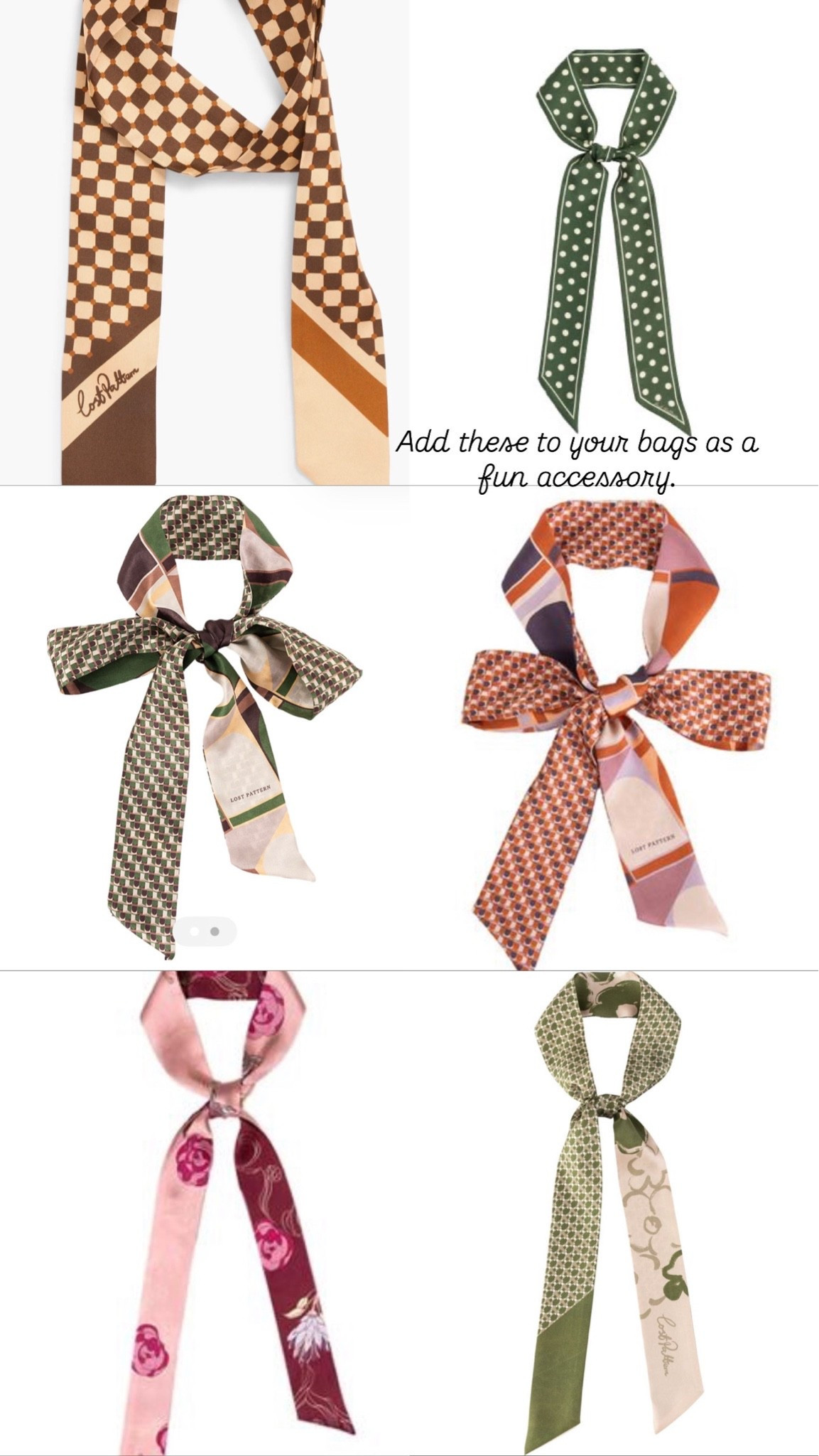 A more affordable option to all the pretty scarves I’m seeing. These look adorable on a bag.

#LTKSeasonal #LTKSaleAlert