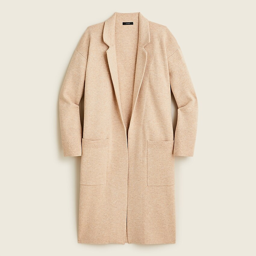 Ella open-front long sweater-blazer | J. Crew US