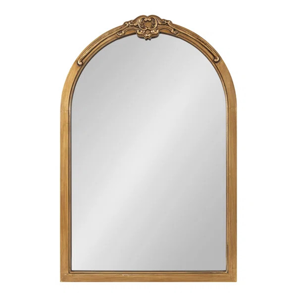 Astrid Traditional Arch Mirror 20x30 Gold | Wayfair North America