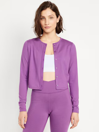 CloudComfy Cropped Cardigan | Old Navy (US)