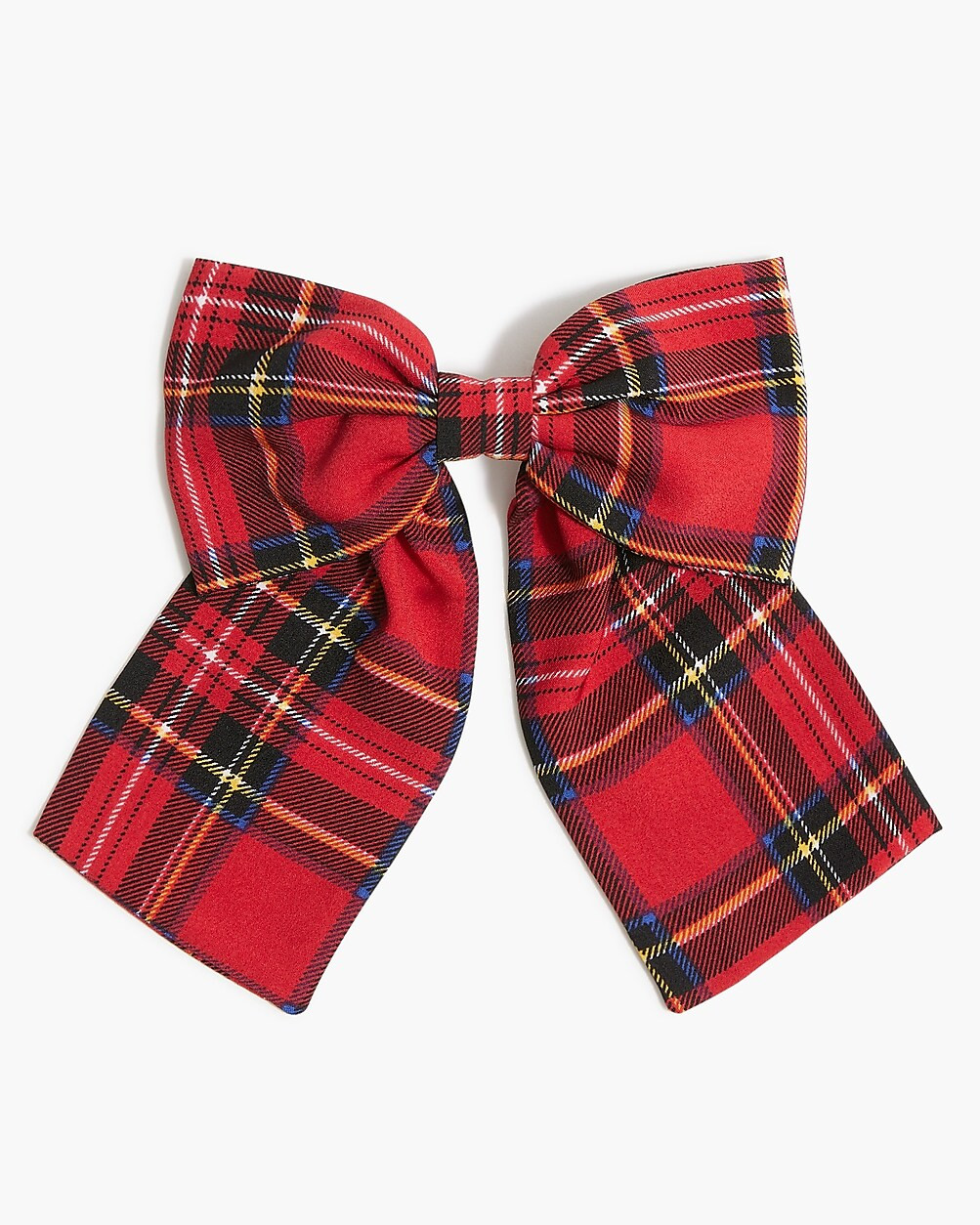 Large tartan bow barrette | J.Crew Factory