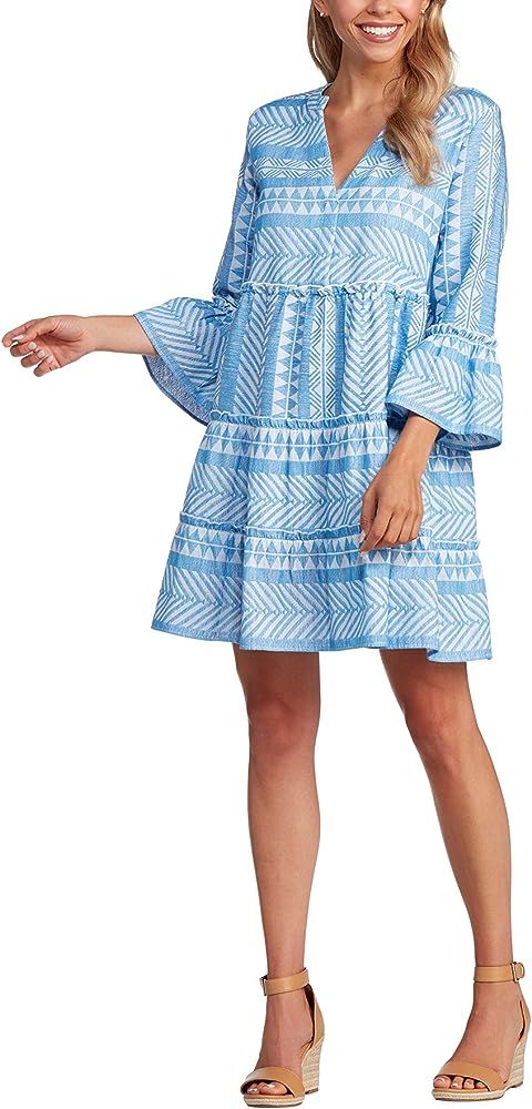Mud Pie Women's Renee Yarn Dye Dress | Amazon (US)