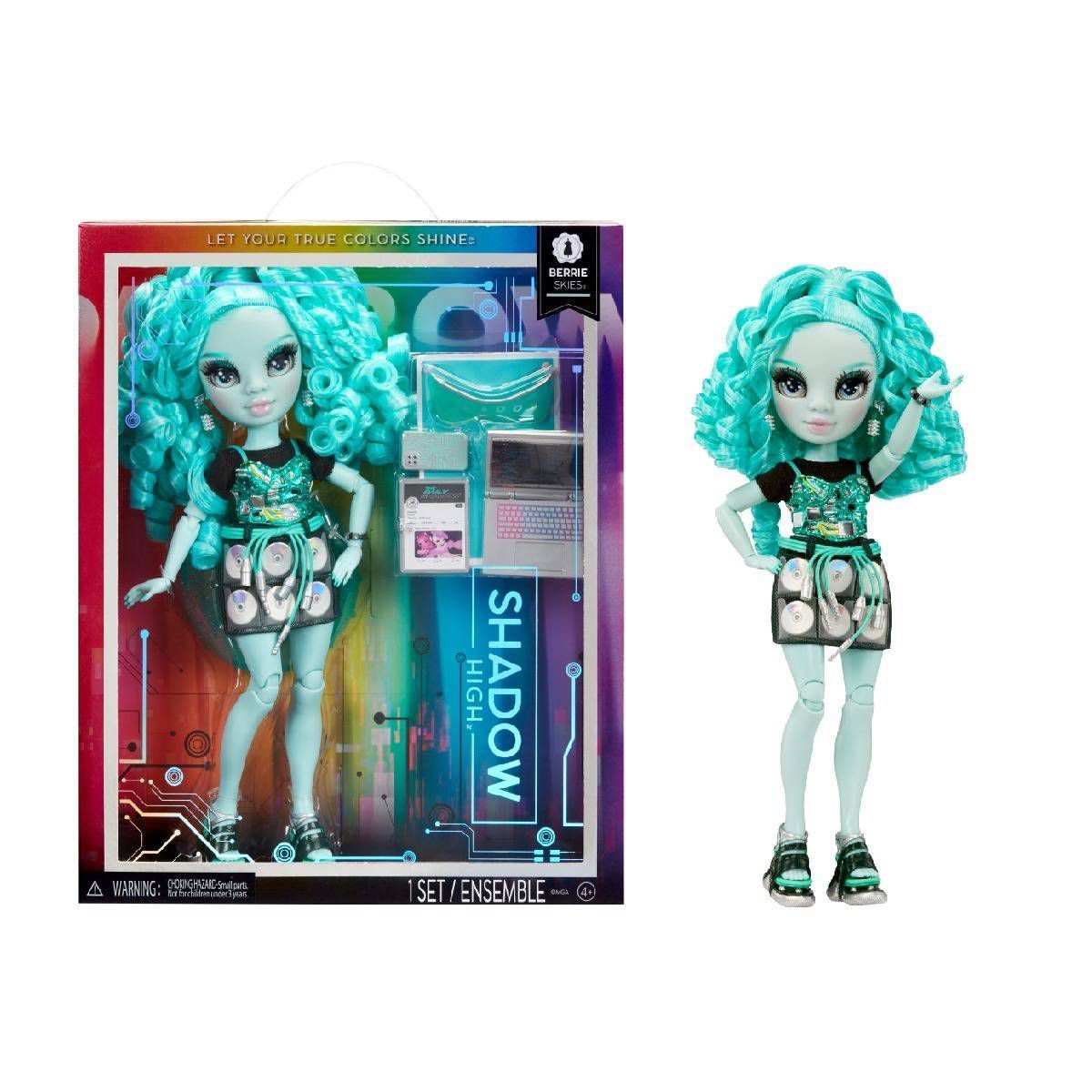 Rainbow High Shadow High Berrie - Blue Fashion Doll Outfit & 10+ Colorful Play Accessories | Target