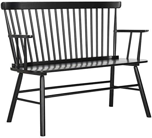 Safavieh American Homes Collection Addison Spindle Back Black Bench | Amazon (US)