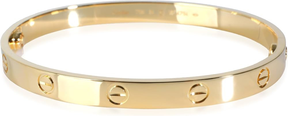 Amazon.com: Cartier, Pre-Loved, Love Bracelet, Yellow Gold, 19 cm : Luxury Stores | Amazon (US)