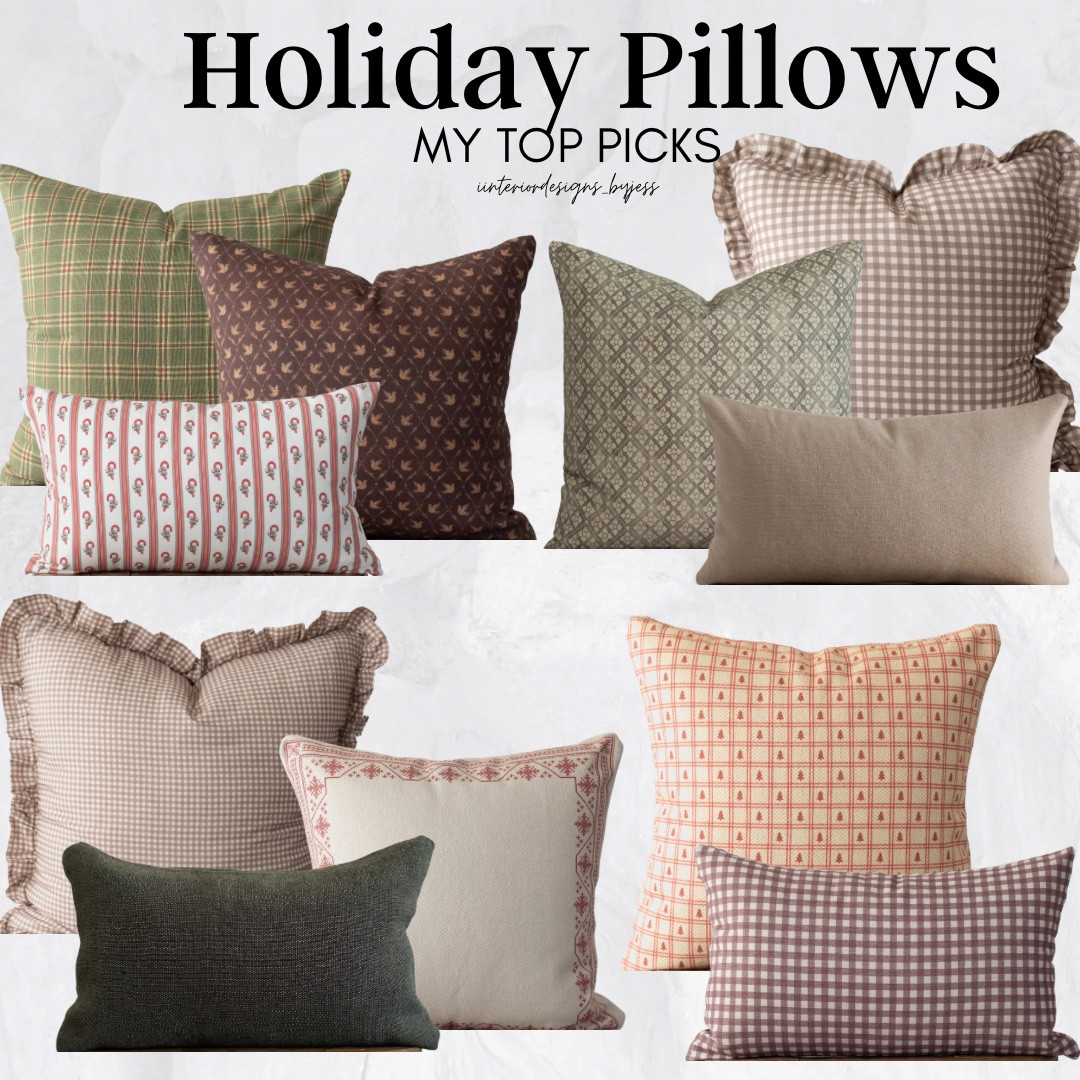Woven nook new Christmas 2025 holiday pillow collection is so beautiful as usual. I own multiple woven nook pillows and the quality is always spot on. 

#LTKSeasonal #LTKHoliday #LTKHome