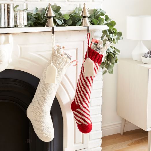 Candy Cane Striped Stocking | West Elm (US)