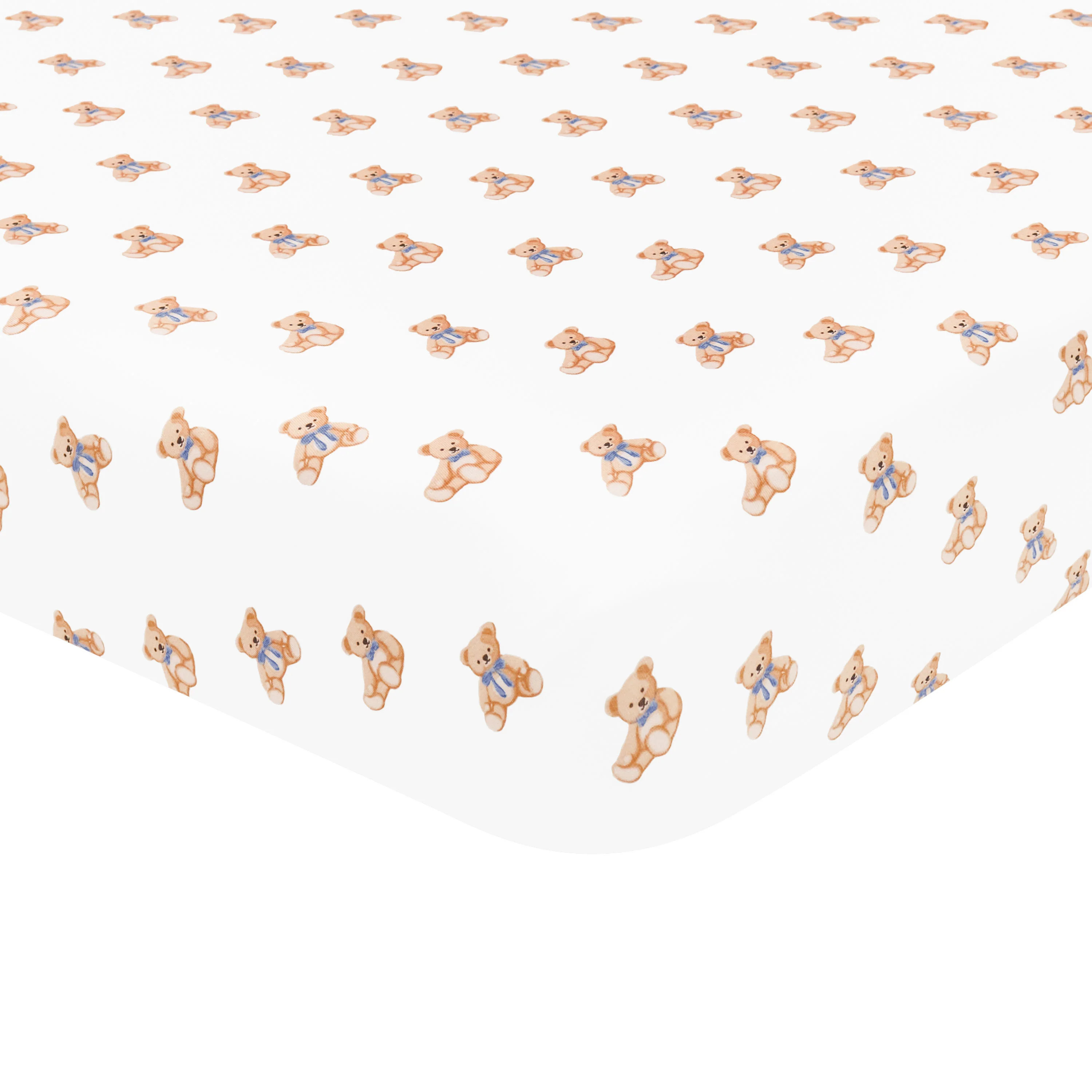 Mini Crib Sheet in Teddy Bear | Kyte Living