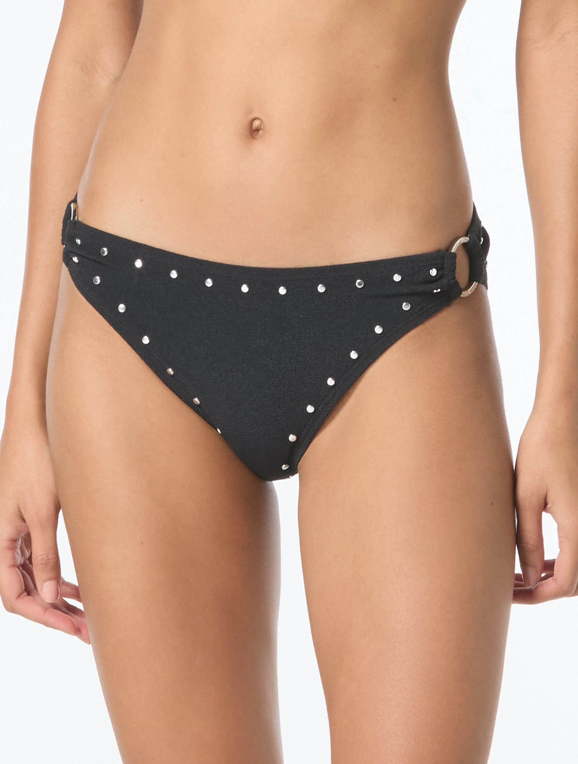 Michael Kors Ring Side Bikini Bottom - Crepe Solids | Beach2Ocean