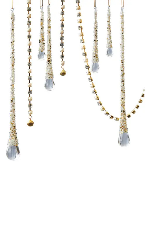 Set of 20 Crystal Drop LED Christmas Tree Lights | Nordstrom