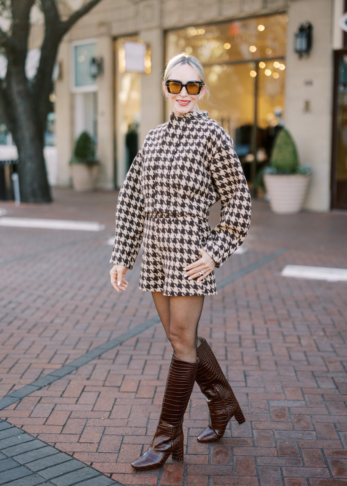 Turn heads this season!!! The chicest houndstooth set and must have croc stamped boots!
Code: megan15 saves on boots
Code: meganslifestyleblog_12 saves on jacket and shorts

#LTKSeasonal #LTKShoeCrush #LTKOver40