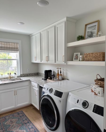 Custom designed laundry room ✨ because who doesn’t need a coffee station and a wine fridge in their laundry room!? 😅

#LTKfamily #LTKunder100 #LTKhome