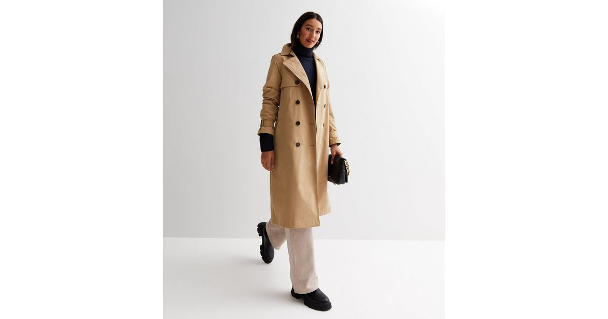 Tall Camel Belted Trench Coat
						
						Add to Saved Items
						Remove from Saved Items | New Look (UK)