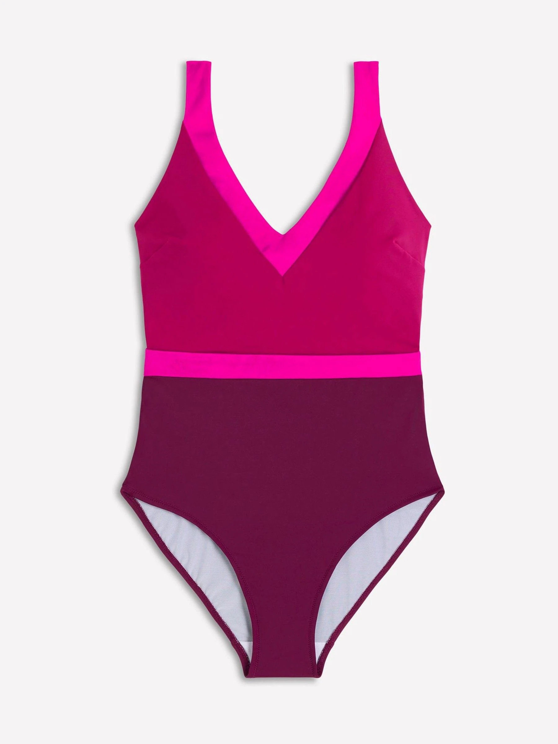 Boden Boden Pink Campania Cross-Back Swimsuit | Next US
