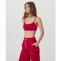 Vuori Halo Essential Bra | Strawberry Heather | Medium | Vuori Clothing (US & Canada)