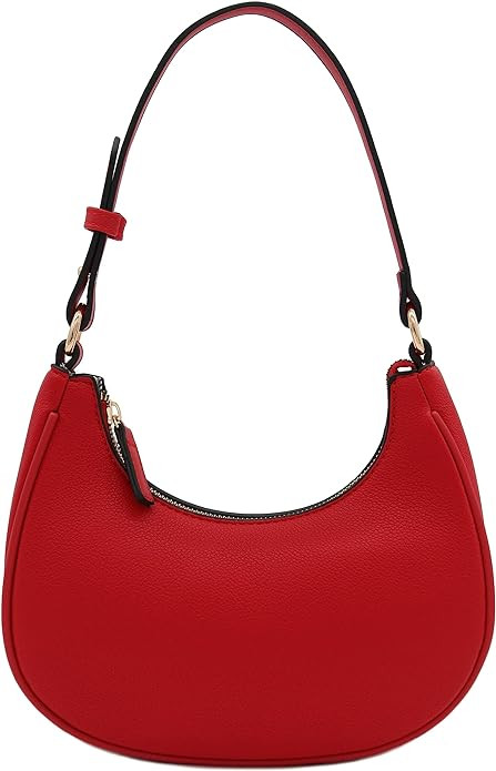 FashionPuzzle Small Crescent Shoulder Bag Underarm Purse | Amazon (US)