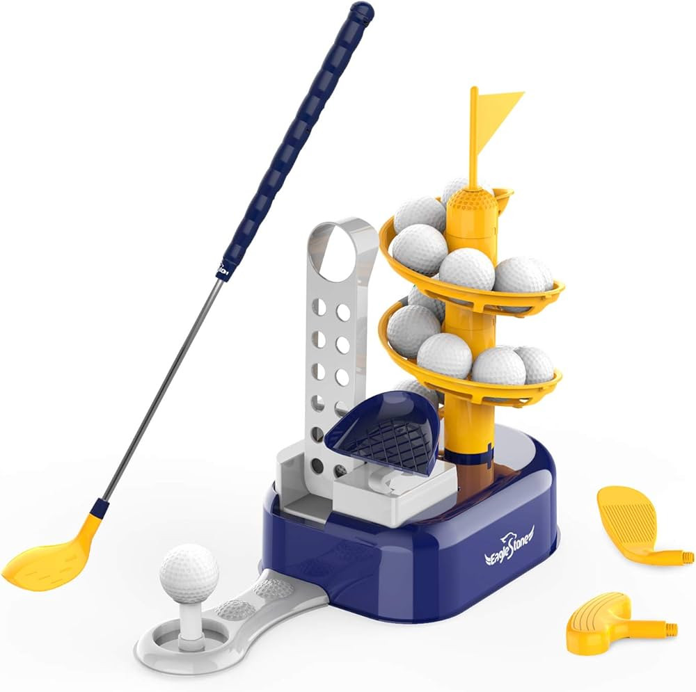 EagleStone Golf Toys for Kids, Kids Golf Toys Set with 15pcs Training Golf Balls & Clubs Equipmen... | Amazon (CA)