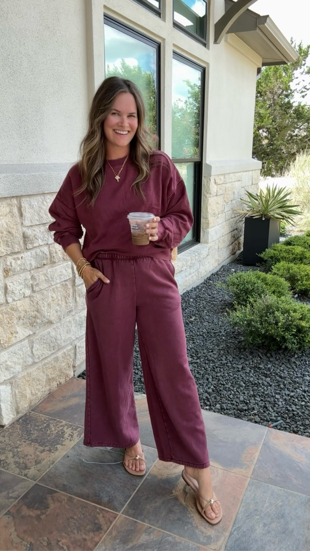 I found the cutest matching set at Gap- perfect going into fall! Bonus it’s all 40% off.  amazing quality, details and fit- running errands, kids sports event, lounging! ✨ 
.
#gap #falloutfits #fallstyle #matchingset #loungeset #casualoutfit #casualstyle #momstyle #summeroutfit #travelstyle #traveloutfit 

#LTKSaleAlert #LTKFindsUnder50 #LTKActive