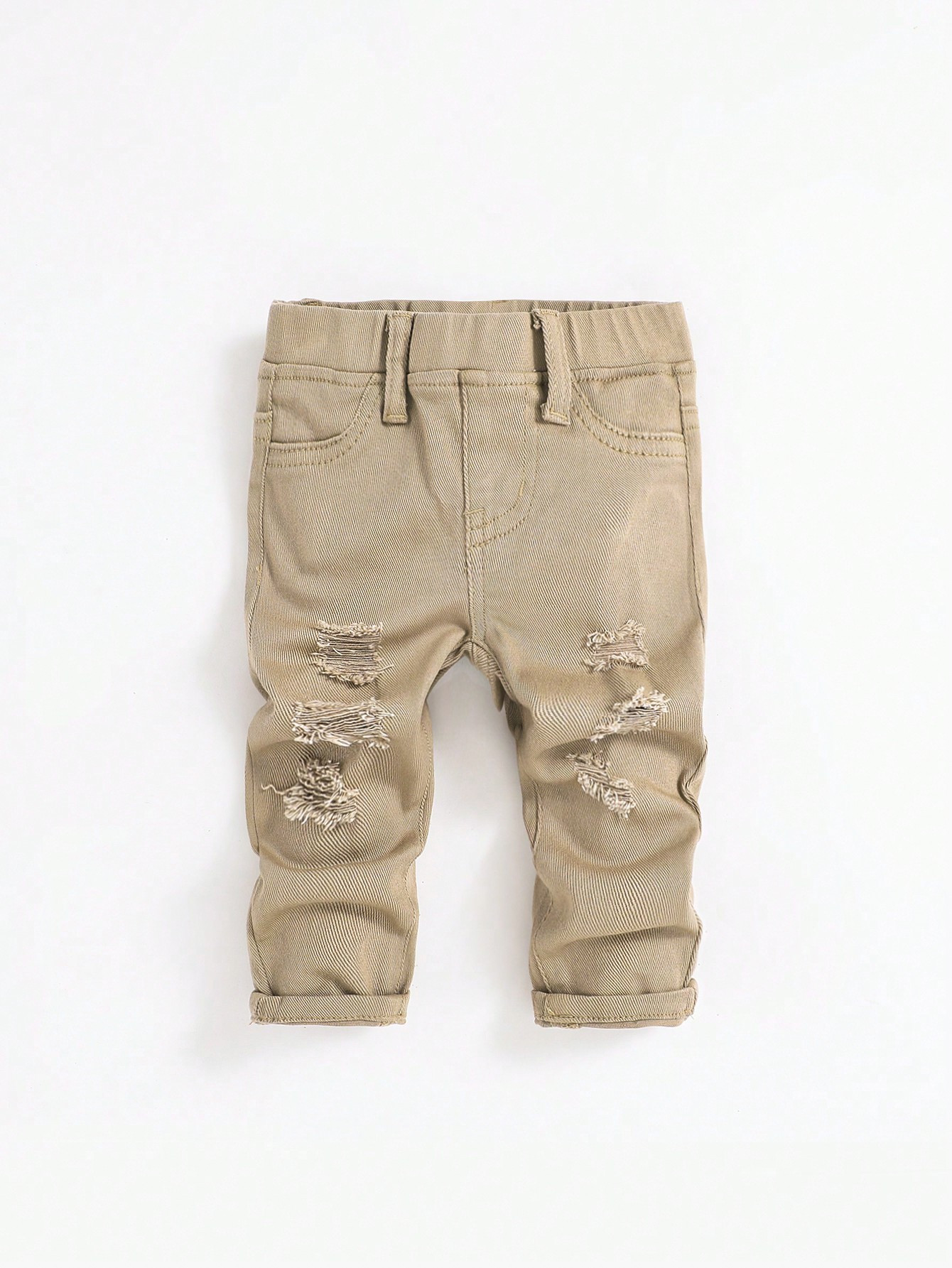 SHEIN Baby Boys' Distressed Denim Jeans | SHEIN