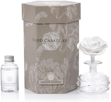 Zodax Grand Casablanca Porcelain Oil Diffuser - Home Fragrance Oil Diffuser Ideal for Living Room... | Amazon (US)