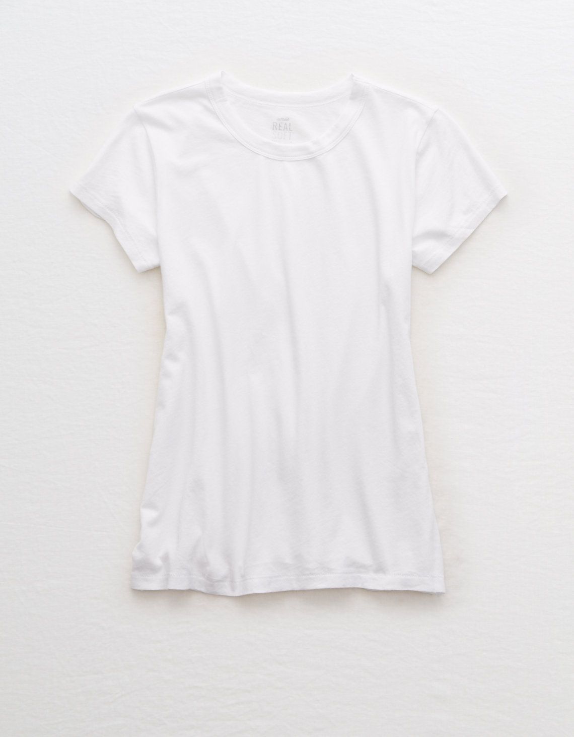 Aerie Real Soft® Tee, White | American Eagle Outfitters (US & CA)