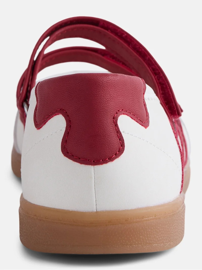 No Boundaries Women\u2019s Strappy Ballet Sneakers | Walmart (US)