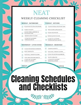 NEAT Cleaning Schedules and Checklists: 12 Months of Daily, Weekly and Monthly Cleaning Schedules... | Amazon (US)