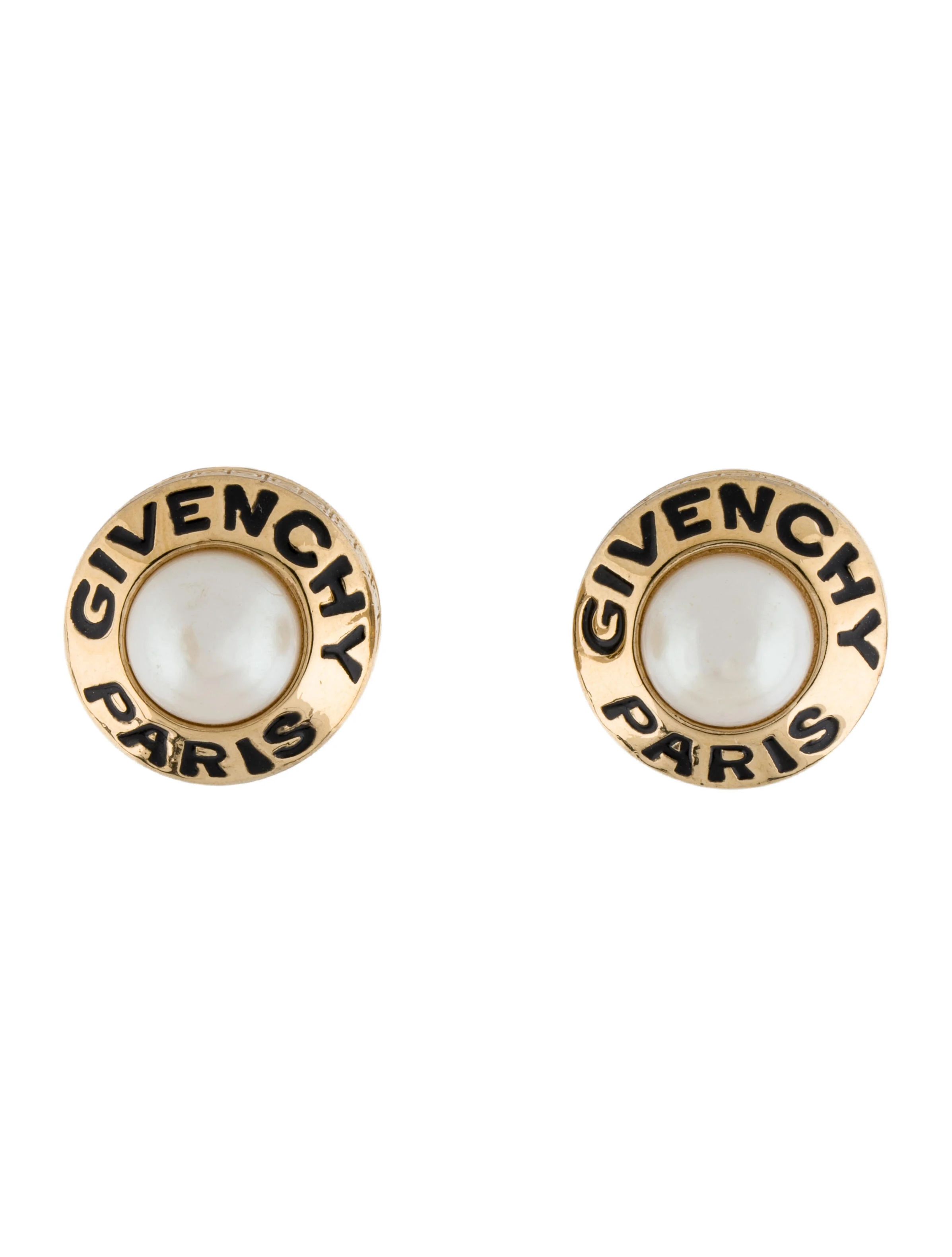Vintage Faux Pearl Round Clip-On Earrings | The RealReal