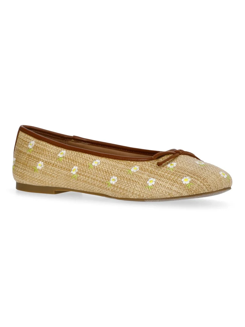 Free Assembly Women's Bow Ballet Flat | Walmart (US)